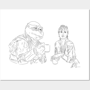 TMNT2: Coffee Break [Outline] Posters and Art